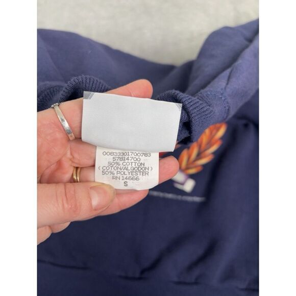 Vintage 1995 United States Navy Pullover Sweatshirt Men's Size Small Blue - Picture 5 of 9